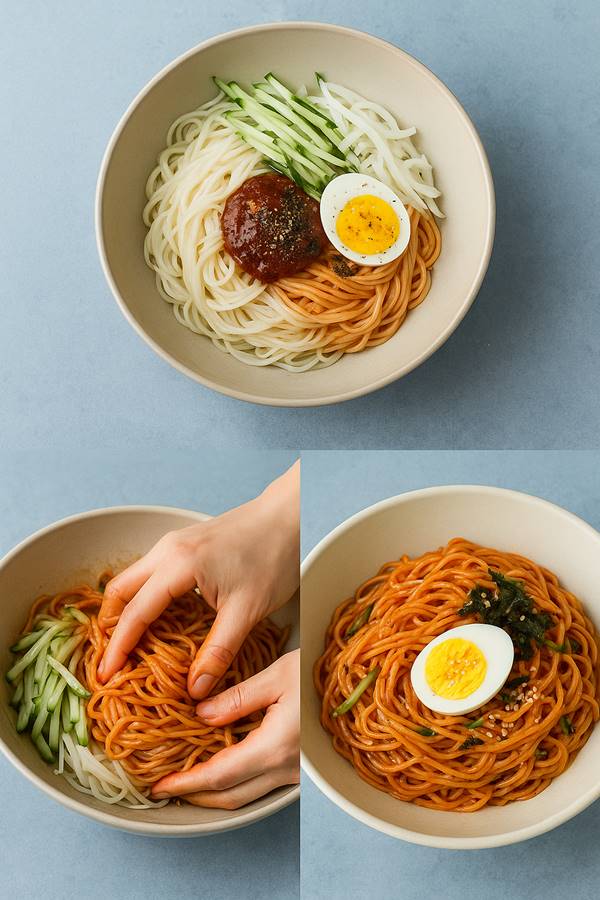 새콤달콤 매실액 비빔국수 레시피 (5).jpg