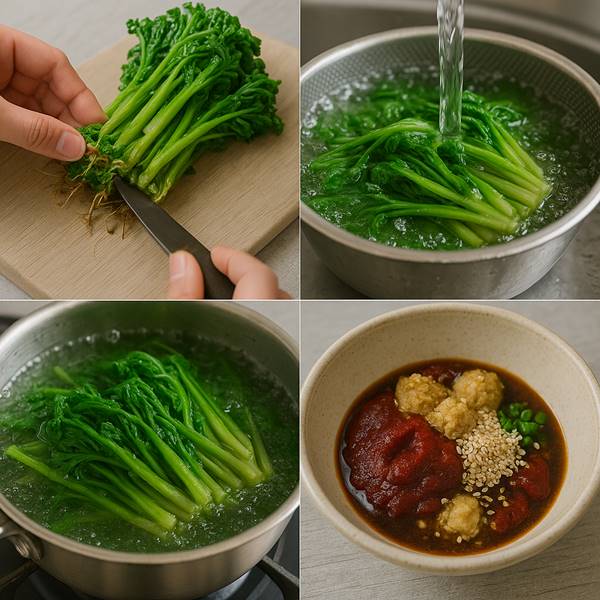 쌉쌀함 뒤 숨겨진 달콤함 냉이 무침 비법 공개 (3).jpg